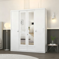 Armoire en acier de petite taille, placard métallique pour chambre compacte, appartement, chambre de location