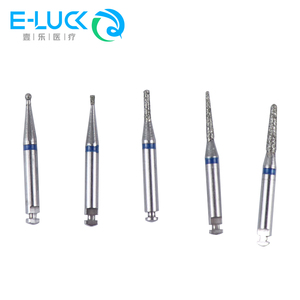 Set di aghi diamantati dentali contrangolo manuale a bassa velocità RA4107 ago per rettifica frese di diamante Regular RA 5 pz/pkt - Product Image 6