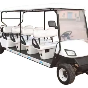 ShunCha工場低価格高品質8シーター72V4KW Chaowei電池式電気クラブカーゴルフカート