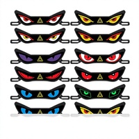 Lumière d'ambiance LED universelle Devil Eye, lampe stroboscopique pour moto, vélo électrique, scooter, lampe décorative, accessoires d'éclairage automobile