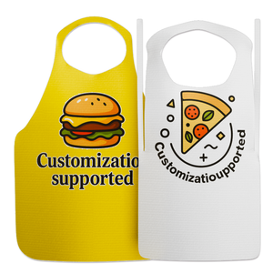 Tùy Chỉnh Tôm Hùm Cua Bánh Hamburger Pizza Biển Thực Phẩm Ăn Tạp Dề Nhựa Nhà Hàng Dùng Một Lần Cua Dành Cho Người Lớn Yếm Cho Mụng-Miễn Phí Ăn Uống - Product Image 5