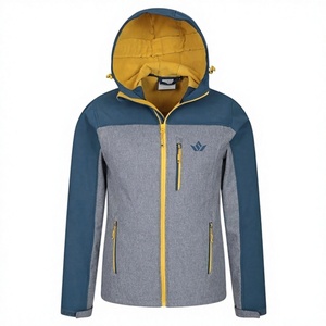 เสื้อแจ็คเก็ตแบบมีฮู้ดทันสมัย ผ้า softshell กันลม ระบายอากาศได้ดี เป็นมิตรกับสิ่งแวดล้อม เหมาะสำหรับงานกลางแจ้ง เดินป่า เดินเล่น ใช้ในชีวิตประจำวัน - Product Image 1