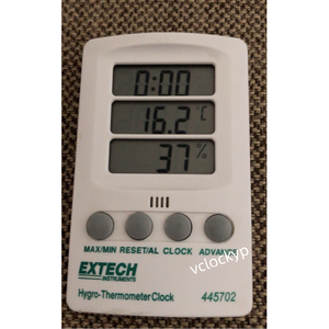 Extech 445702 <b>Wall</b> <b>Mounted</b> Thermo-Hygrometer/White <b>Table</b> Alarm Min/Max Used - Product Image 4
