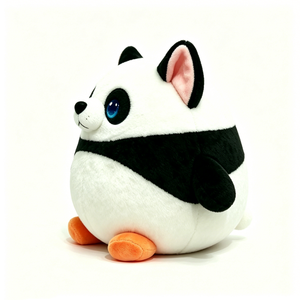 Personnalisez votre peluche panda, adorable peluche panda, jouet en peluche panda doux, peluche panda ronde - Product Image 3