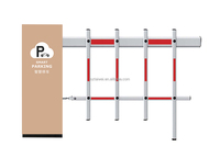 Barrière RFID 806 en acier avec bras droit et moteur sans balais, protection IP44 pour la sécurité routière et les tourniquets
