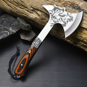 Lonsdow thép không gỉ chiến thuật rìu đầu rìu gỗ xử lý đi bộ đường dài cắm trại ngoài trời cắt sắc nét tồn tại trục - Product Image 4