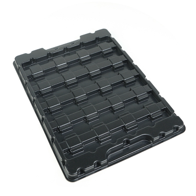 ESD Anti-Static Plastic Thermoforming Tray ABS PET PVC PS Clear Industrial Circulation Packaging Tray for PCB Board Hardware
