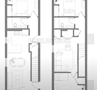 Maison modulaire moderne à 2 étages, 3 chambres, 2 salles de bain, maison contemporaine Apex, duplex, maisons en cubes pour location