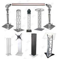 Guangzhou estructura aluminio móvil Dj Truss piezas conjunto al aire libre concierto exposición Bar cabina pantalla iluminación Dj Truss aluminio