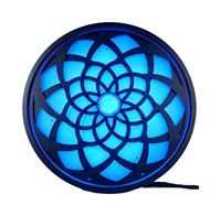 Lumière de scène LED DMX à double moteur, effet mandala kaléidoscope, rotation infinie, pour discothèque, mariage, fête, événement