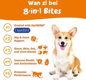 Masticables suaves multivitamínicos con sabor a pavo Premium para perros, aumentan la energía de la inmunidad, reducen la <span class=keywords><strong>ansiedad</strong></span>, alergias e inflamación - Product Image 5