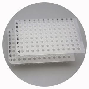 แผ่น PCR ยี่ห้อ Yongyue แบบ 96 หลุม 200L ไม่มีสเกิร์ต โปร่งใส ก้นแบน สำหรับใช้ในห้องปฏิบัติการ - Product Image 4