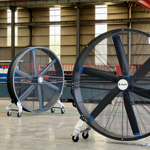 Ventilador De Pie Grande de 1KW y <span class=keywords><strong>2</strong></span> metros, culo grande, 6 pies, negro, gran almacén de refrigeración por aire industrial, móvil - Product Image 2