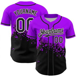 Camiseta de Béisbol Personalizable Roja y Negra, Sublimada con el Logotipo de tu Equipo, Unisex, Manga Corta, Tallas Grandes, Verano, Poliéster, Deportiva - Product Image 2