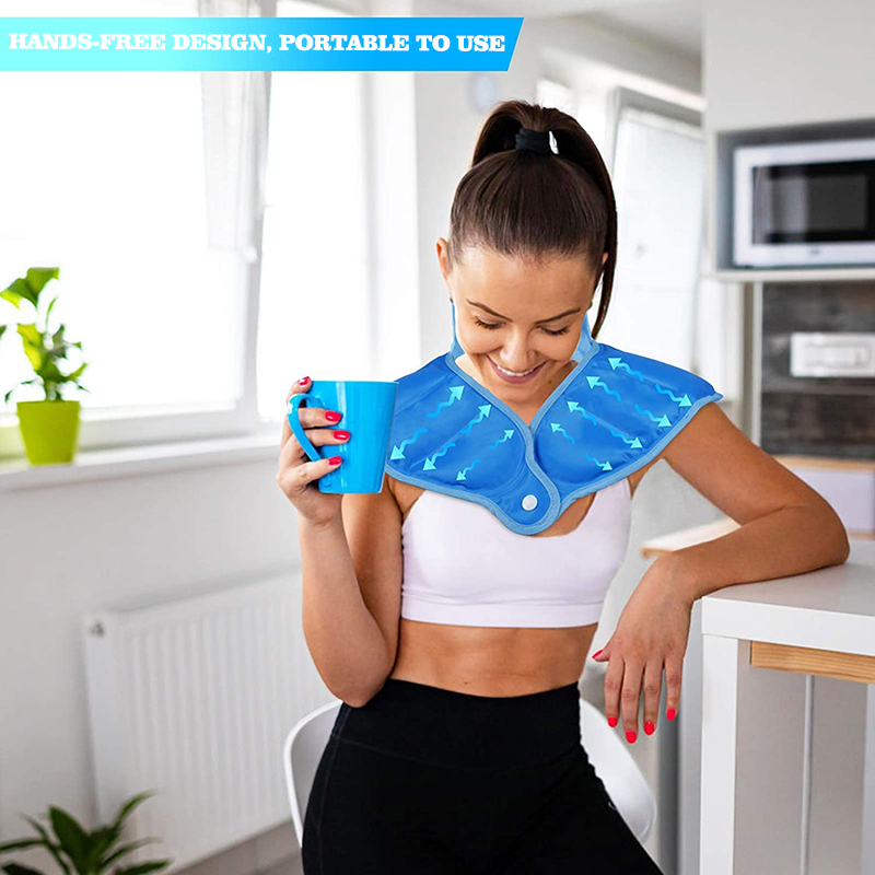 eco friendly hot and cold ice packs physical therapy gel shoulder ice pack reusable for injury