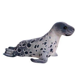 حيوان محشو - رفيق مريح - لعبة حيوانات بحرية ناعمة للغاية - 40 سم بلونين متنوعين الحيوانات الأليفة الأليفة للمرافقة والحماية - Product Image 1