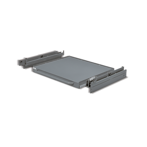 Fami System Ar 3 Edge Worktop With Telescopic Extension L1205 D845 Blue Ral5012 Shelving Units - Product Image 3