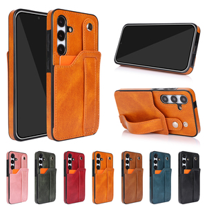 Cartera de pulsera de lujo multifuncional Pu cuero tarjetero funda de teléfono para <span class=keywords><strong>Samsung</strong></span> S22 S21plus S23 <span class=keywords><strong>Fe</strong></span> S24 Ultra Note <span class=keywords><strong>20</strong></span> - Product Image 3