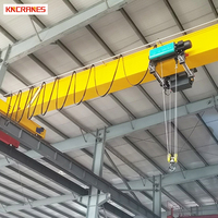 Grue de chantier sur rail à poutre simple personnalisée, 3 tonnes, 5 tonnes, 10 tonnes, avec moteur PLC, engrenage et commande au sol/à distance