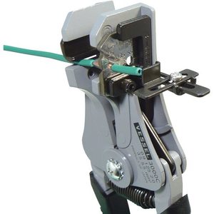 Dénudeur de fils/dénudeur de câbles en acier de qualité industrielle/DIY, poignée souple, utilisation rapide et facile, fonctionnement à une seule main, outil noir fabriqué au Japon - Product Image 3