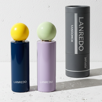 Hochwertiges Design Zylindrische Undurchsichtige Leere 30ml 50ml 100ml Farbige Glas-Parfümflasche mit Verpackungsbox und Kugelkappe