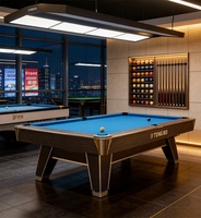 Meja Biliard Amerika BOJAZND Nine-ball Indoor Rumah Tangga & Komersial 2-in-1 Model Standar