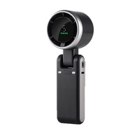 Ventilateur portable rechargeable USB-C avec écran intelligent, pliable, silencieux, pour bureau, table, voiture, camping-car, hôtel, dortoir