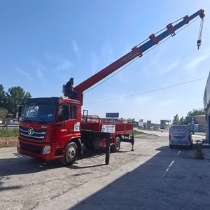Le chariot élévateur Shaanxi SHACMAN est un véhicule élévateur à haute altitude d'une capacité de levage de 10 tonnes, 4*2, fabriqué en Chine - Product Image 2