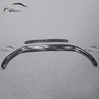 Olotdi Nuevo Difusor de Parachoques Delantero de Alta Calidad Estilo R en Negro Carbono, Alerón Inferior, Spoiler, Winglet, Splitter para VW Golf 7 MK7 GTI