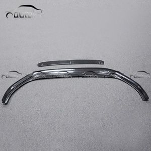 R Style Carbon Front Bumper Lip Chin Spoiler Rocker Winglet <b>Splitter</b> for Volkswagen Golf MK7 GTI Facelift - Product Image 5