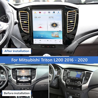 Head Unit Stereo Mobil Android Meihua 12.1-Inci dengan Layar Sentuh GPS dan CarPlay Portabel untuk MITSUBISHI Triton L200 2016-2020
