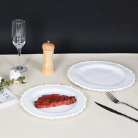 Assiette en Céramique DongYu pour Restaurant, Hôtel, Mariage, Maison – Vaisselle Ronde Style Nordique en Céramique, Assiette de Dîner Perle