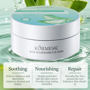 KORMESIC Vente en gros de patchs pour les yeux nourrissants à l'aloe vera, apaisants, réparateurs, hydratants, raffermissants, blanchissants, 80g, 60 pièces, 30 paires - Product Image 3