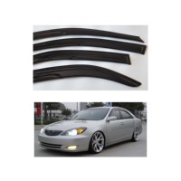 Aibyiar - Juego de 4 Viseras para Ventana, Parasol y Protector de Lluvia para Toyota CAMRY 2002-2006, Láminas Acrílicas, Protectores y Deflectores de Ventana