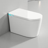 Nuevo Sanitario Moderno, Inodoro de Una Pieza, Descarga por Sifón, Bidé Inteligente, Inodoro con Descarga Automática