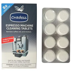 공장 전기 커피 메이커 휴대용 스케일 제거 정제 자동 세이지 에스프레소 커피 머신 청소 정제