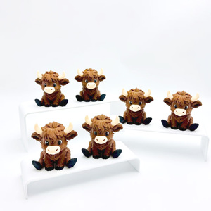 OEM 3D-Druckdesign Niedliches Sitzen Highland Cow Umwelt freundliches PLA-Material Heiß verkaufendes Kinderspiel zeug Geschenke direkt ab Werk - Product Image 5