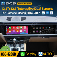 Nuevo Panel de Instrumentos Digital Baoshang 12.3 + 12.3 para Porsche Macan 2014-2017, Velocímetro, Reequipamiento/Actualización, Conexión Plug and Play