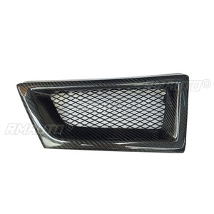 ตะแกรงหน้ารถยนต์คาร์บอนไฟเบอร์สีดำ 3 ชิ้น สำหรับ Subaru Impreza WRX STi รุ่นที่ 9 ปี 2006-2007 28012 - Product Image 3