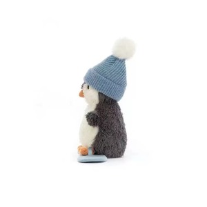 Peluche de Felpa Lindo de Pareja de Osos de Cacahuete con Temática Británica para Navidad, Regalo con Relleno de Algodón PP, Gato de Gelatina - Product Image 5