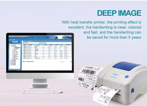 Rollo de Etiquetas Térmicas Autoadhesivas Impermeables de 4 x 6 Pulgadas, Etiqueta de Código de Barras en Blanco Directo, Hecha de Vinilo Duradero - Product Image 4