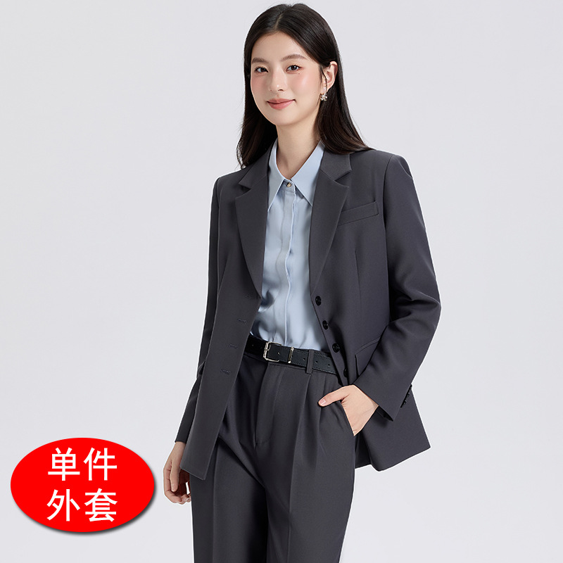 gray suit