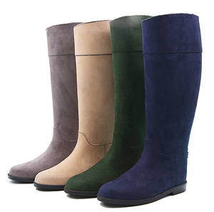 Micro bottes en daim pour femme, cuissardes de pluie en pvc, en daim, hautes, pour <span class=keywords><strong>pêche</strong></span>, chasse, équitation, vente en gros, - Product Image 2