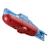 Barco submarino a control remoto para niños, juguete submarino a la moda, resistente al agua, 70M, largo tiempo de juego, modelo de simulación, regalo