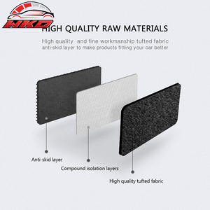 Tapis de sol en velours noir pour Mazda CX-5 13-16, tapis antidérapants avant et arrière, ensemble de 4 pièces - Product Image 5