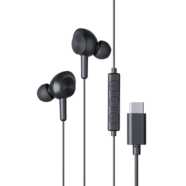 High Quality Clear Sound Wired Earphones Wired Headphones In-Ear Stereo Type c Headset with Microphone