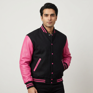 Chaqueta Varsity Casual Personalizada para Hombre 2024, de Alta Calidad, Deportiva, con Espíritu de Equipo, Servicio OEM, Diseño Bordado, Nueva - Product Image 1