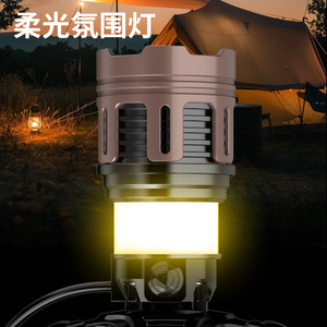 ไฟฉายคาดศีรษะ V150 แบบชาร์จไฟได้ LED 6600mAh ซูมแบบยืดหดได้ สำหรับตั้งแคมป์และกิจกรรมกลางแจ้ง - Product Image 4