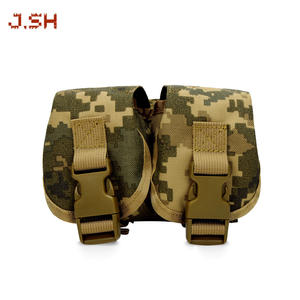 JSH 1000D Nylon Outil Munitions Sac Molle Tactique Double Main <span class=keywords><strong>Grenade</strong></span> <span class=keywords><strong>Frag</strong></span> Pouch pour Tactique Gilet Accessoire CS Jeu - Product Image 2
