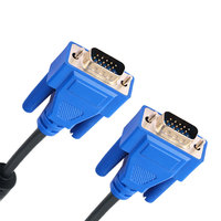 Câble de connexion VGA HD personnalisé pour moniteur d'ordinateur et projecteur, assemblage de câble durable garantit des performances vidéo stables